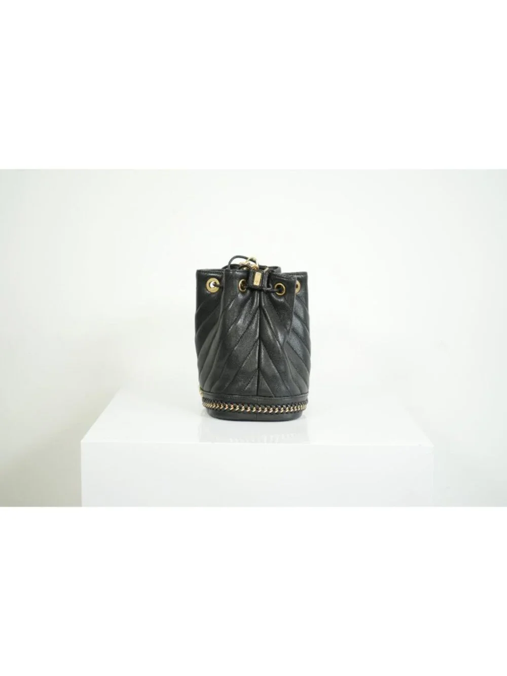 Chanel Black Paris-Cosmopolite Small Bucket Bag W/Dust Bag